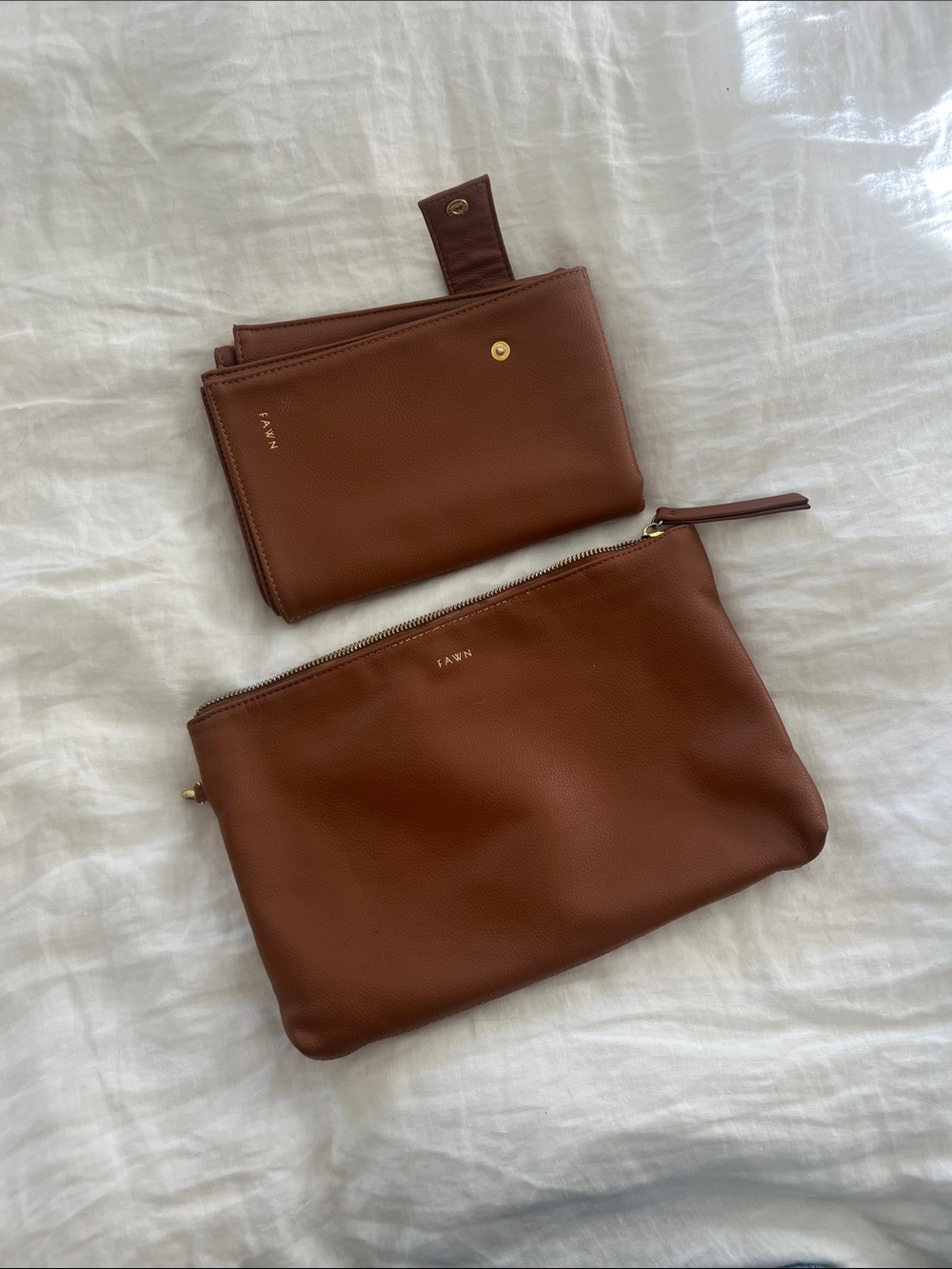 Fawn design diaper changing pad